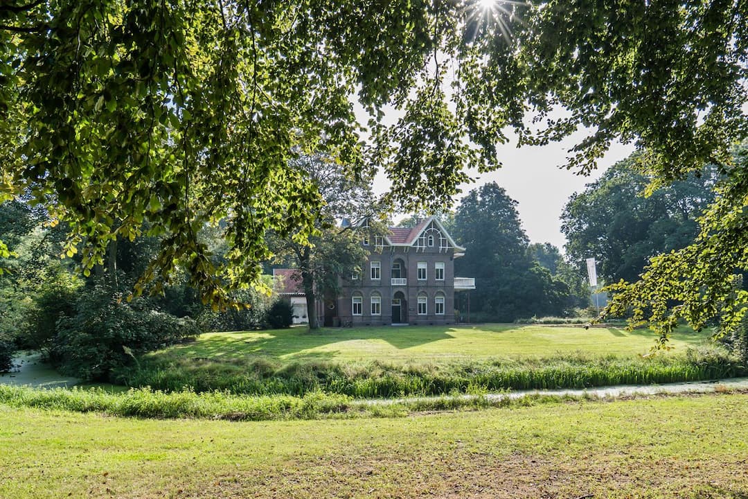 Bosbad Uitzicht op het landgoed